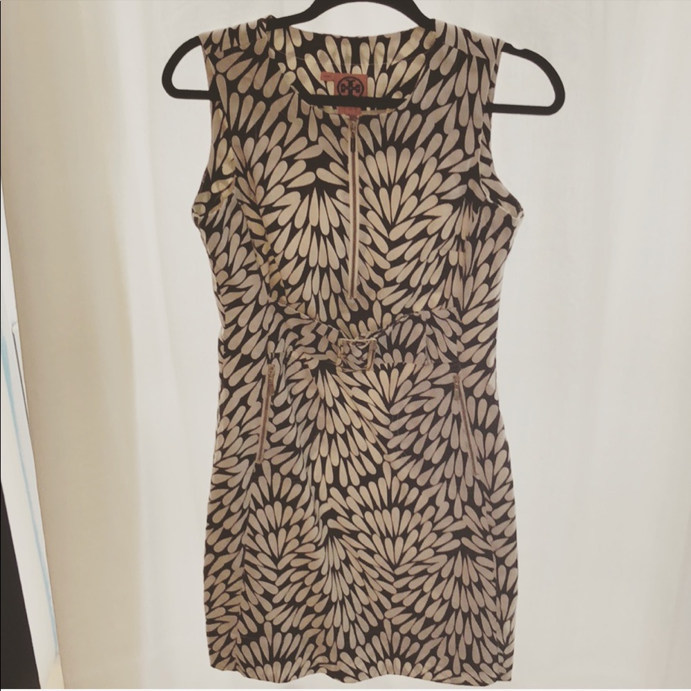 Tory Burch belted dress size size 4.